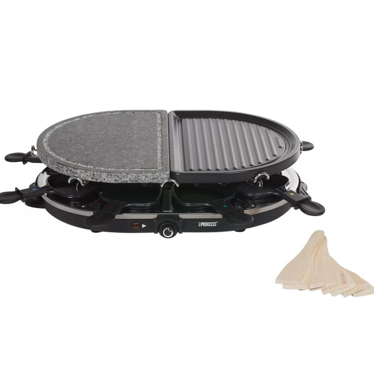 Gifi Appareil à raclette 8 personnes grill et pierre Princess< Petit Électroménager