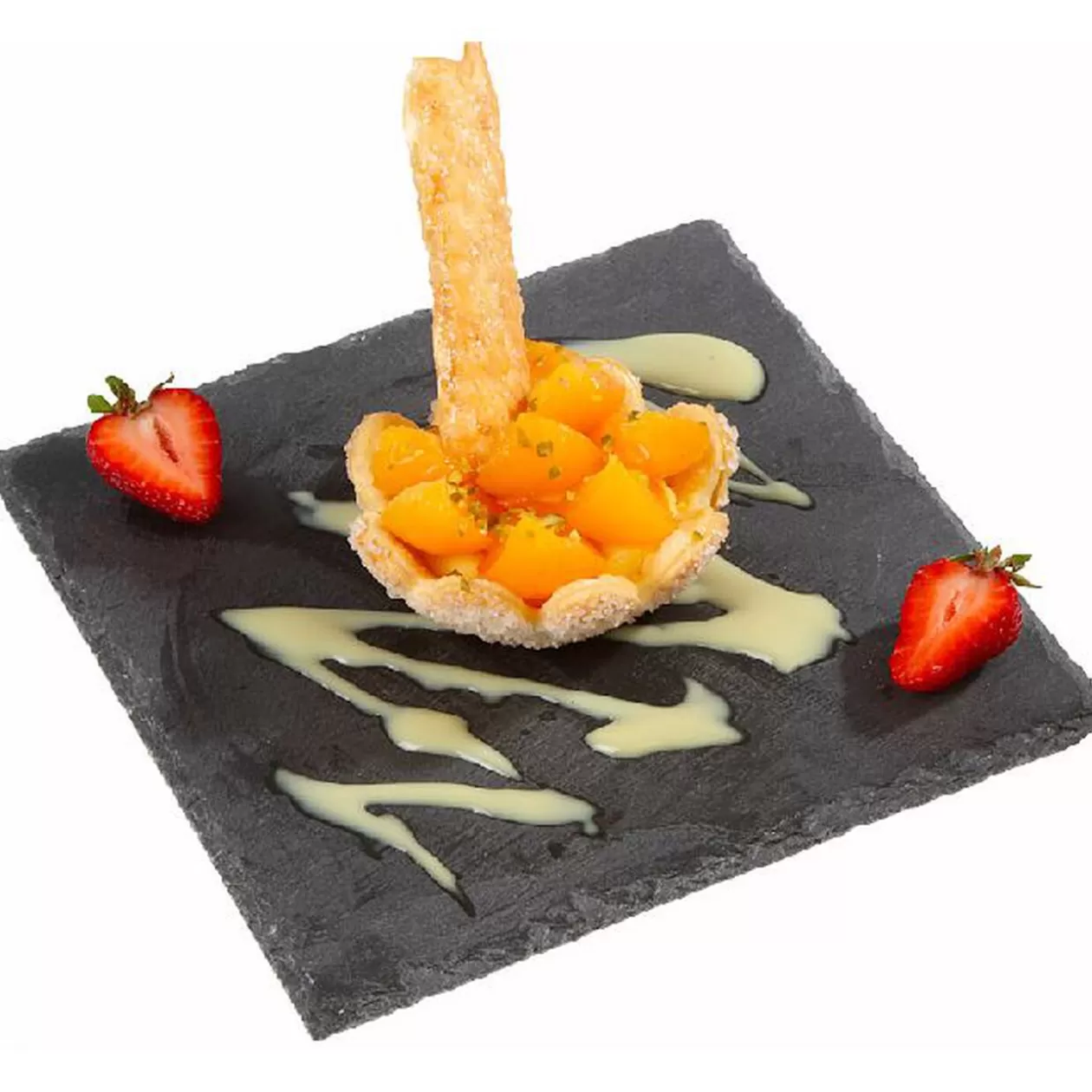 Gifi Assiette à dessert ardoise carrée< Vaisselle Et Accessoires De Table