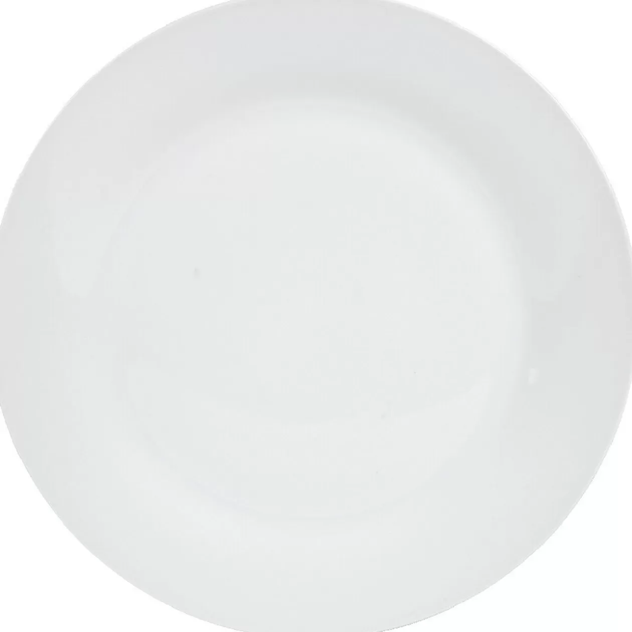 Assiette à dessert basique ronde blanche porcelaine>Gifi Discount