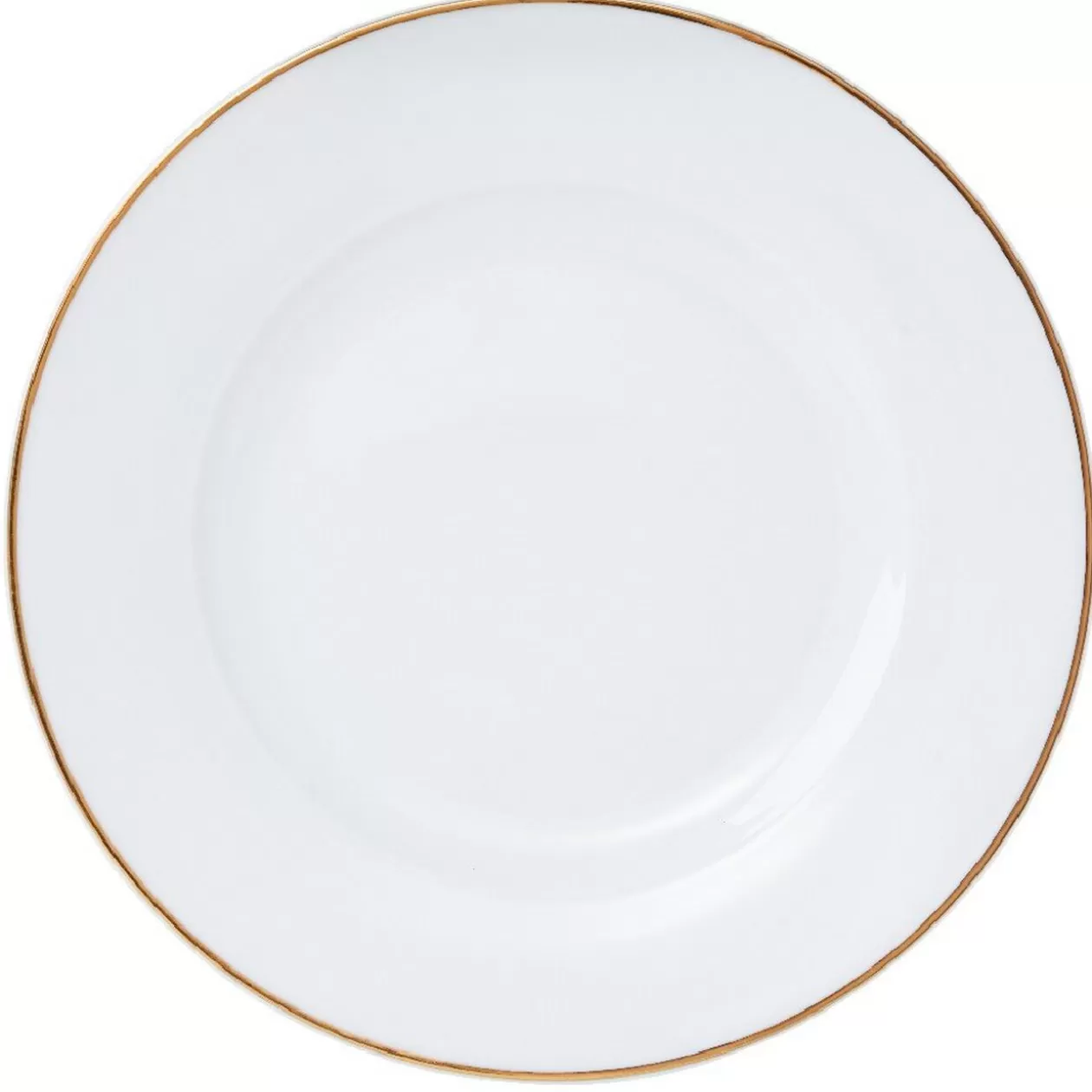 Assiette à dessert blanche contour doré>Gifi New