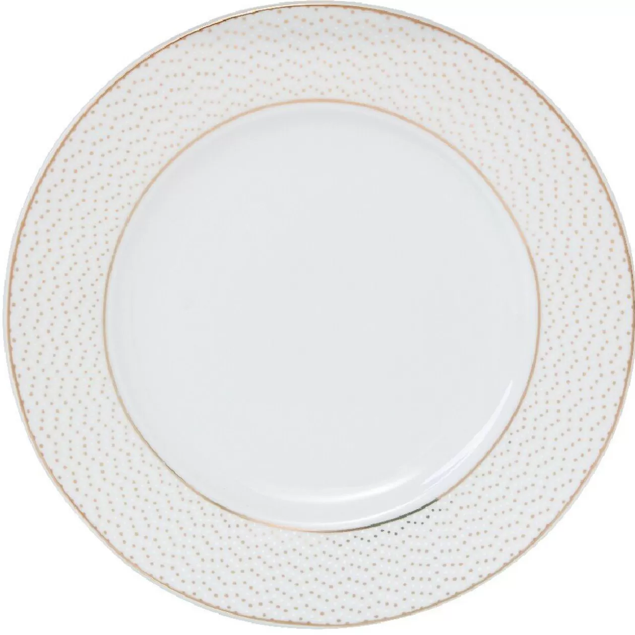 Assiette à dessert blanche motifs dorés>Gifi Hot