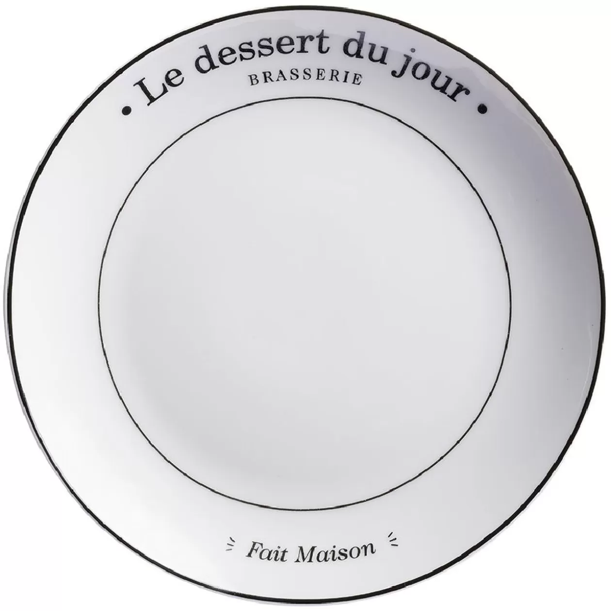 Assiette à dessert Le plat du jour>Gifi Clearance