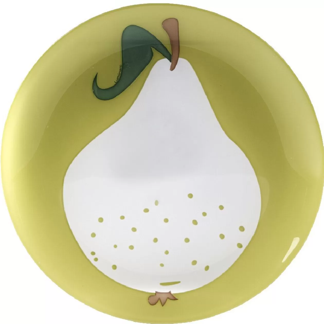 Assiette à dessert Luminarc design fruit gris vert>Gifi Shop