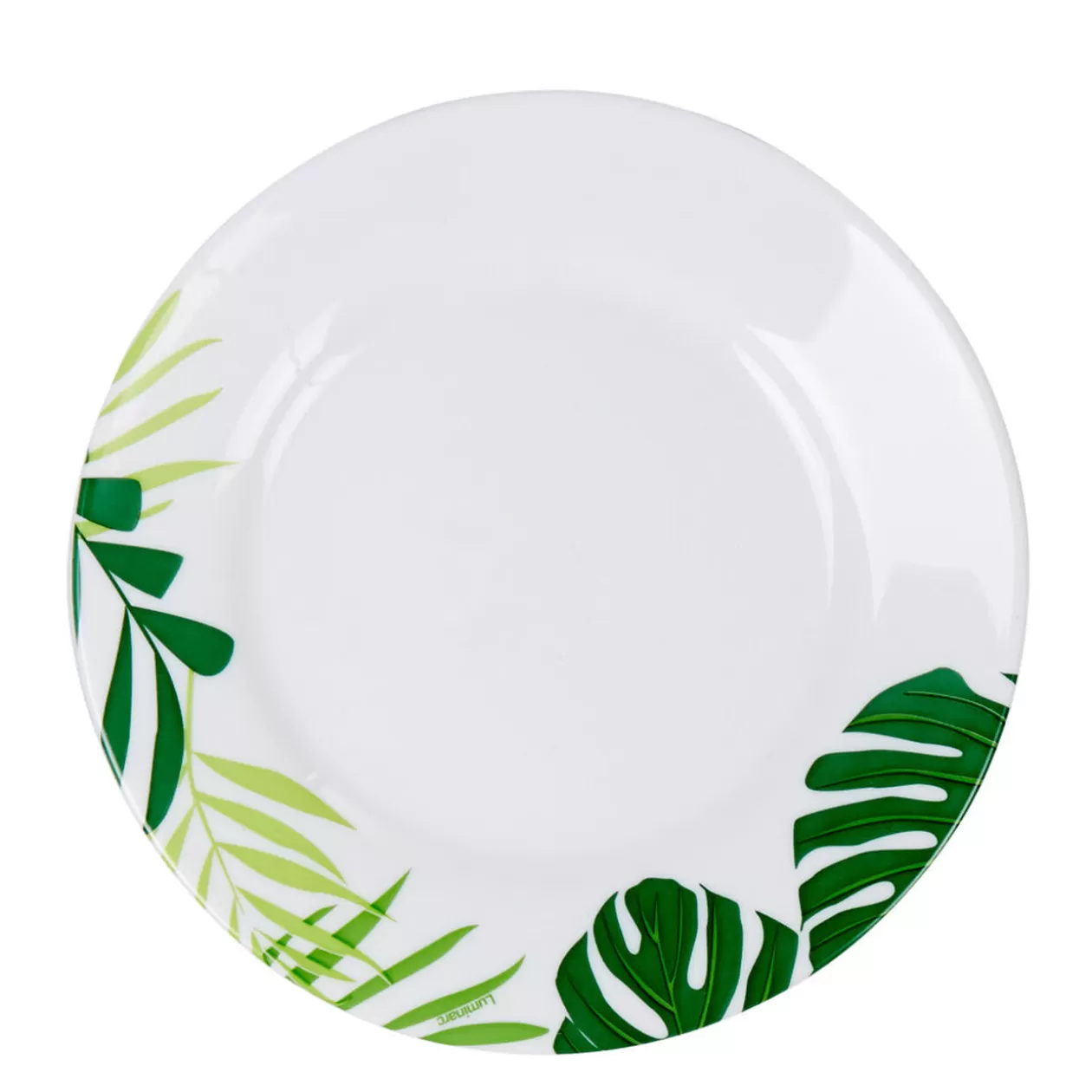 Assiette à dessert Luminarc motif feuille jungle tropical>Gifi Outlet