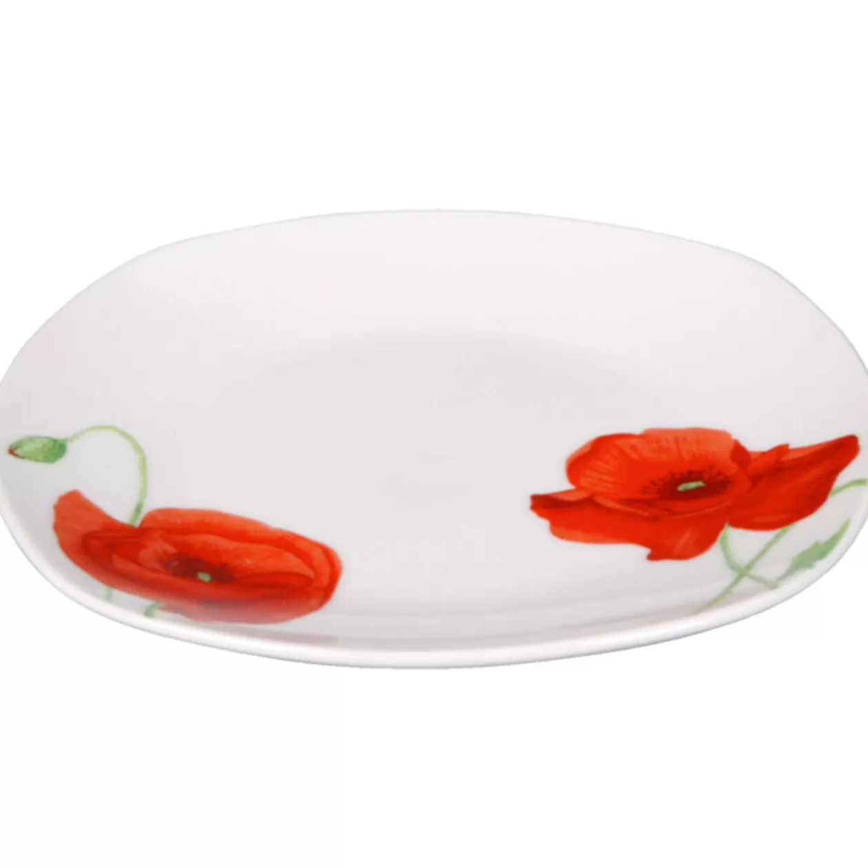 Assiette à dessert motif coquelicot>Gifi Hot