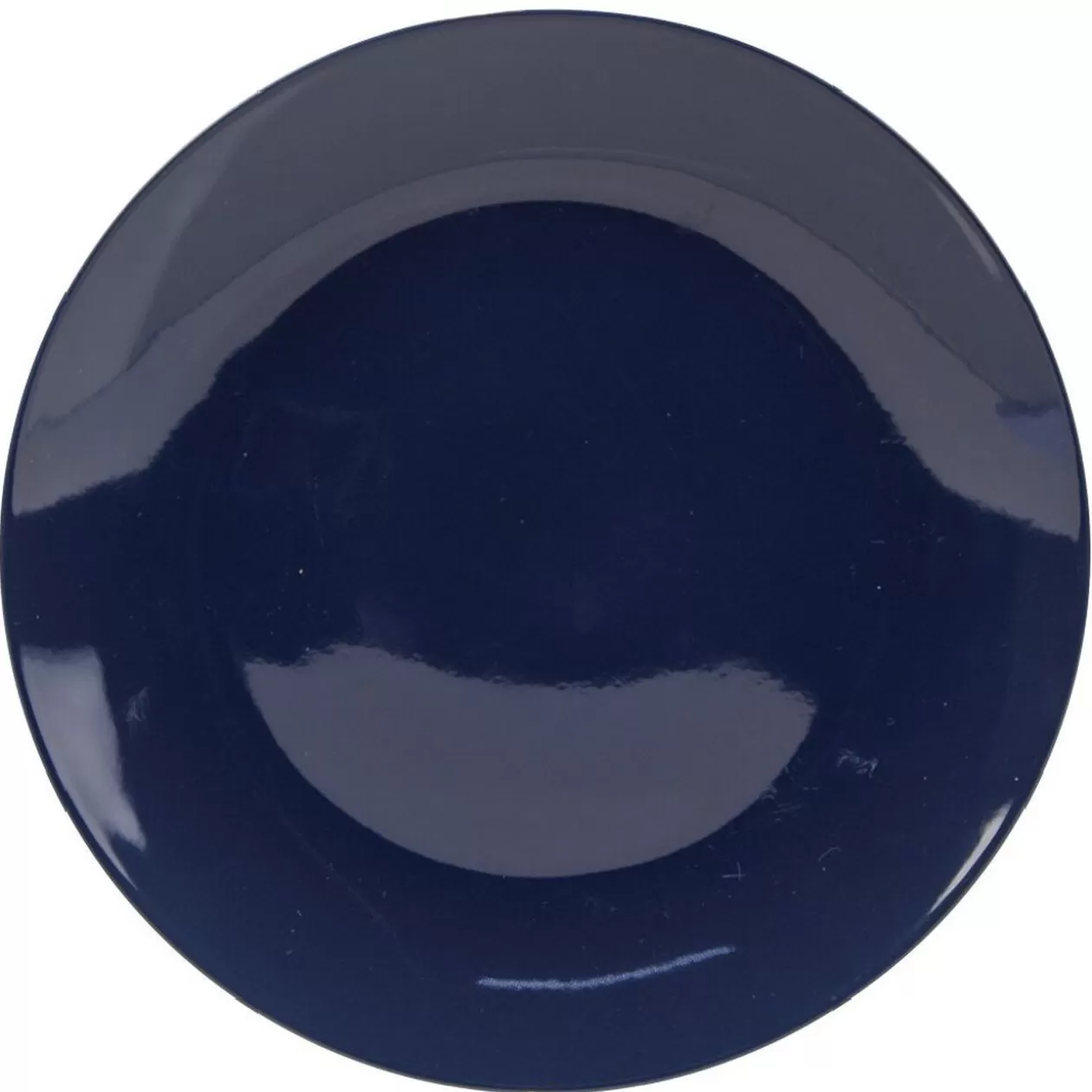 Assiette à dessert motif feuillage bleu et blanc>Gifi Discount