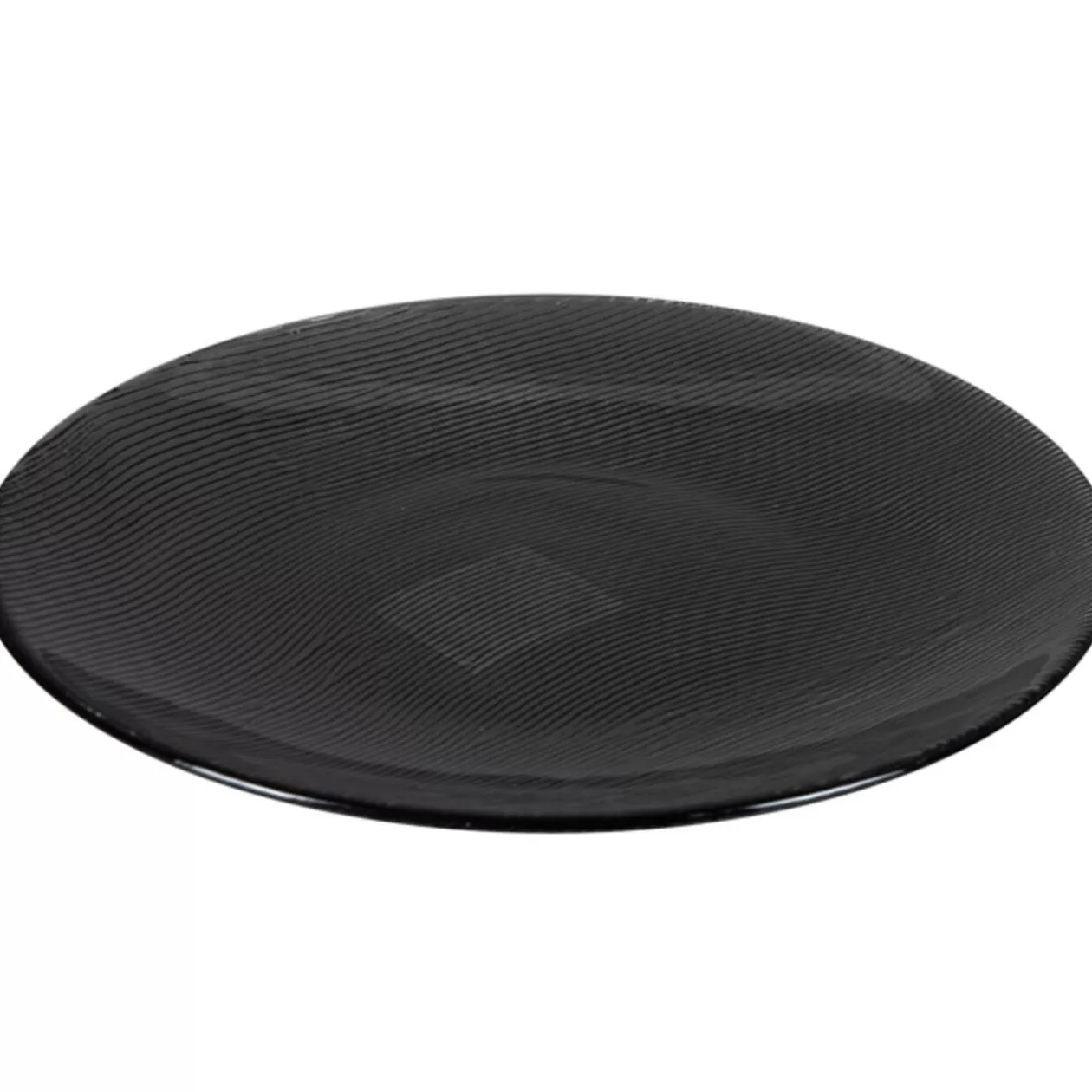Assiette à dessert noire>Gifi Discount