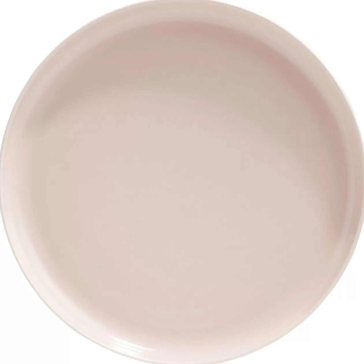 Assiette à dessert Oslo porcelaine rose uni>Gifi Online