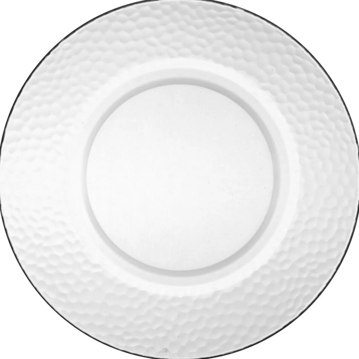 Assiette à dessert plastique martelé>Gifi Best