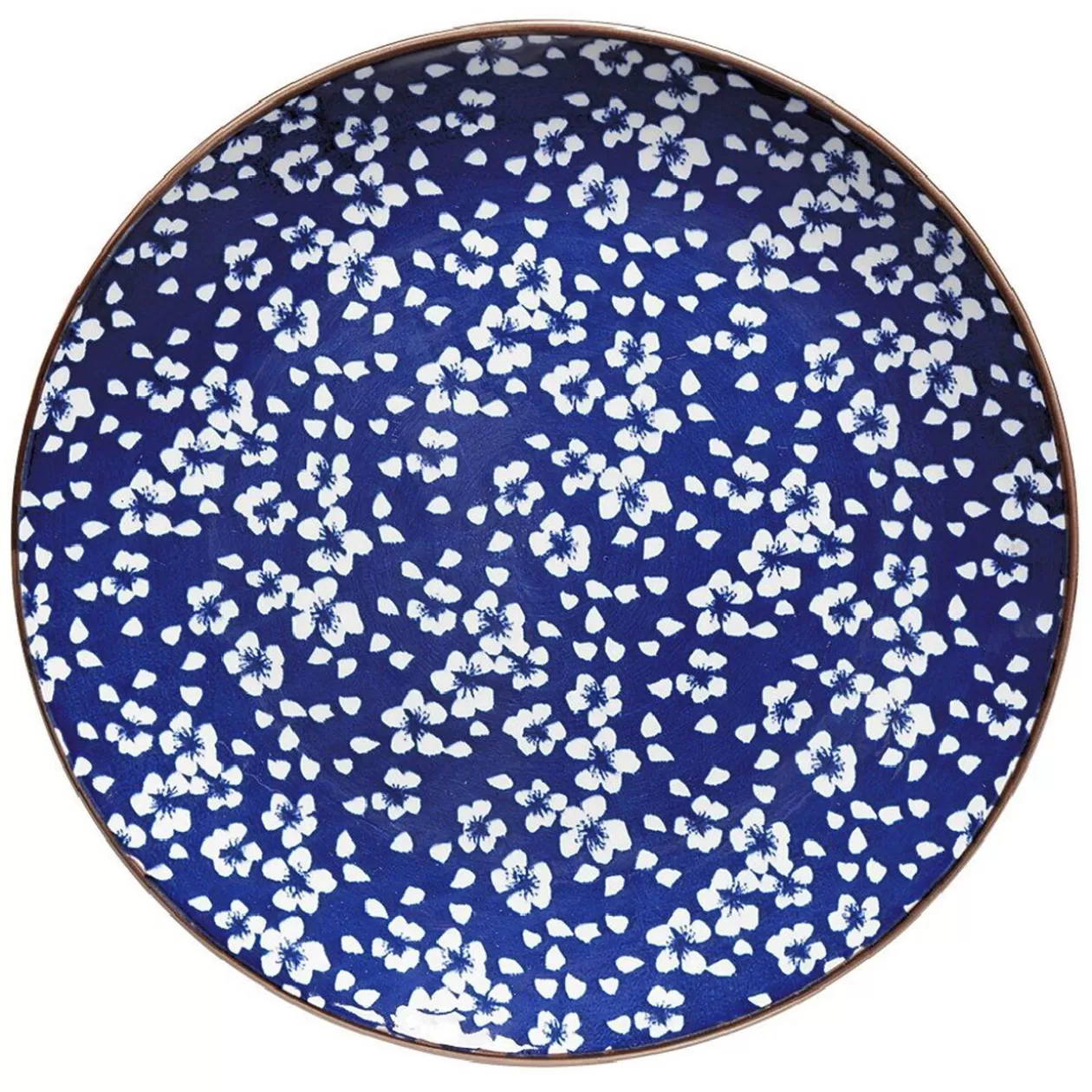 ASSIETTE À DESSERT RONDE BLEU ET BLANC>Gifi Best