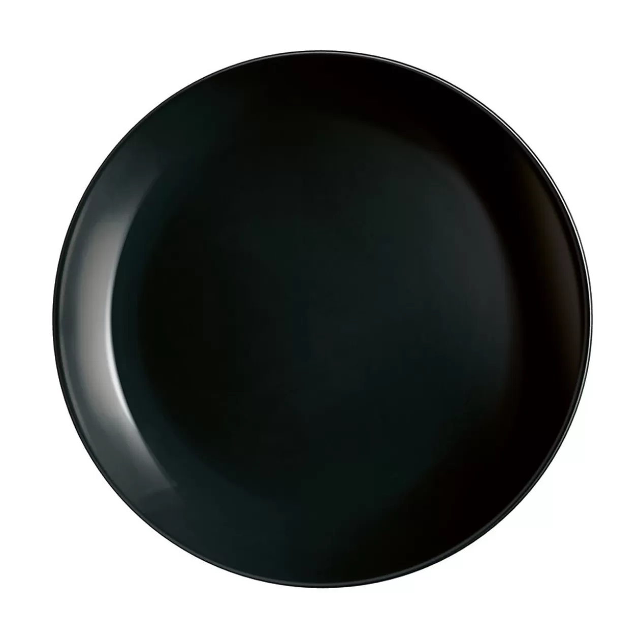 Assiette à dessert ronde Luminarc unie noire Diwali>Gifi Store
