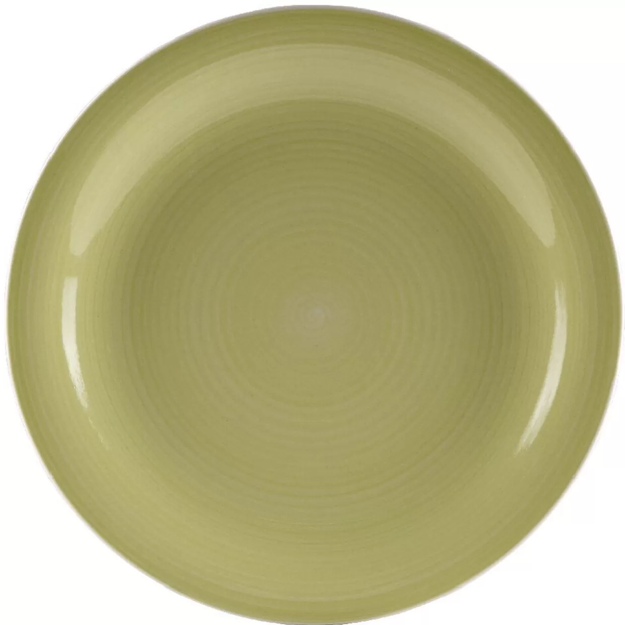 Assiette à dessert vert anis effet spirale x4>Gifi Best Sale