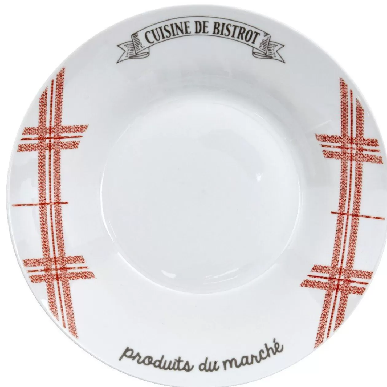 Assiette creuse bistrot>Gifi Outlet