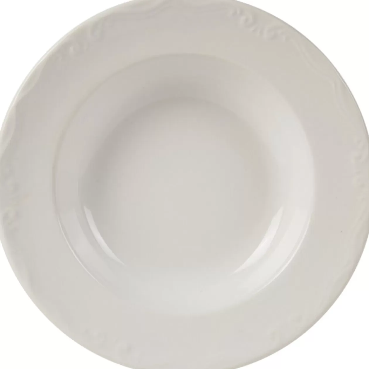 Gifi Assiette creuse blanche festonnée< Vaisselle Et Accessoires De Table