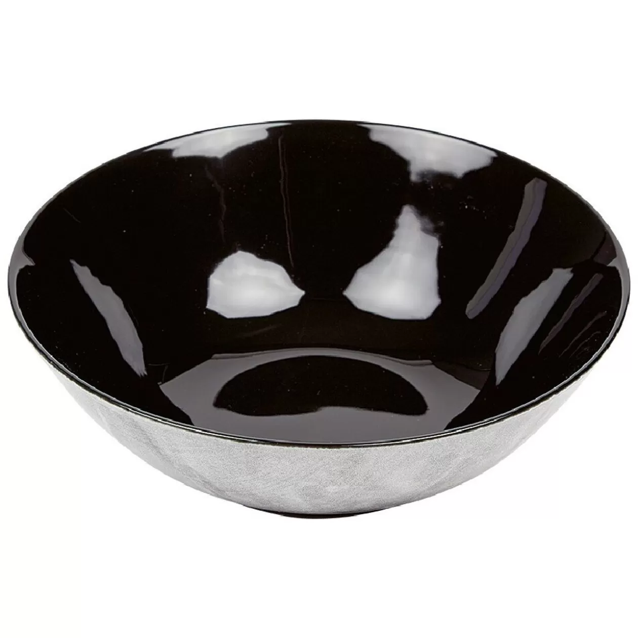 Assiette creuse en porcelaine décor marbre gris>Gifi Sale