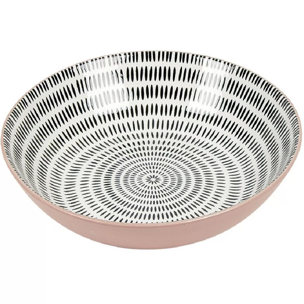 Gifi Assiette creuse en porcelaine motif intérieur et extérieur coloré< Vaisselle Et Accessoires De Table