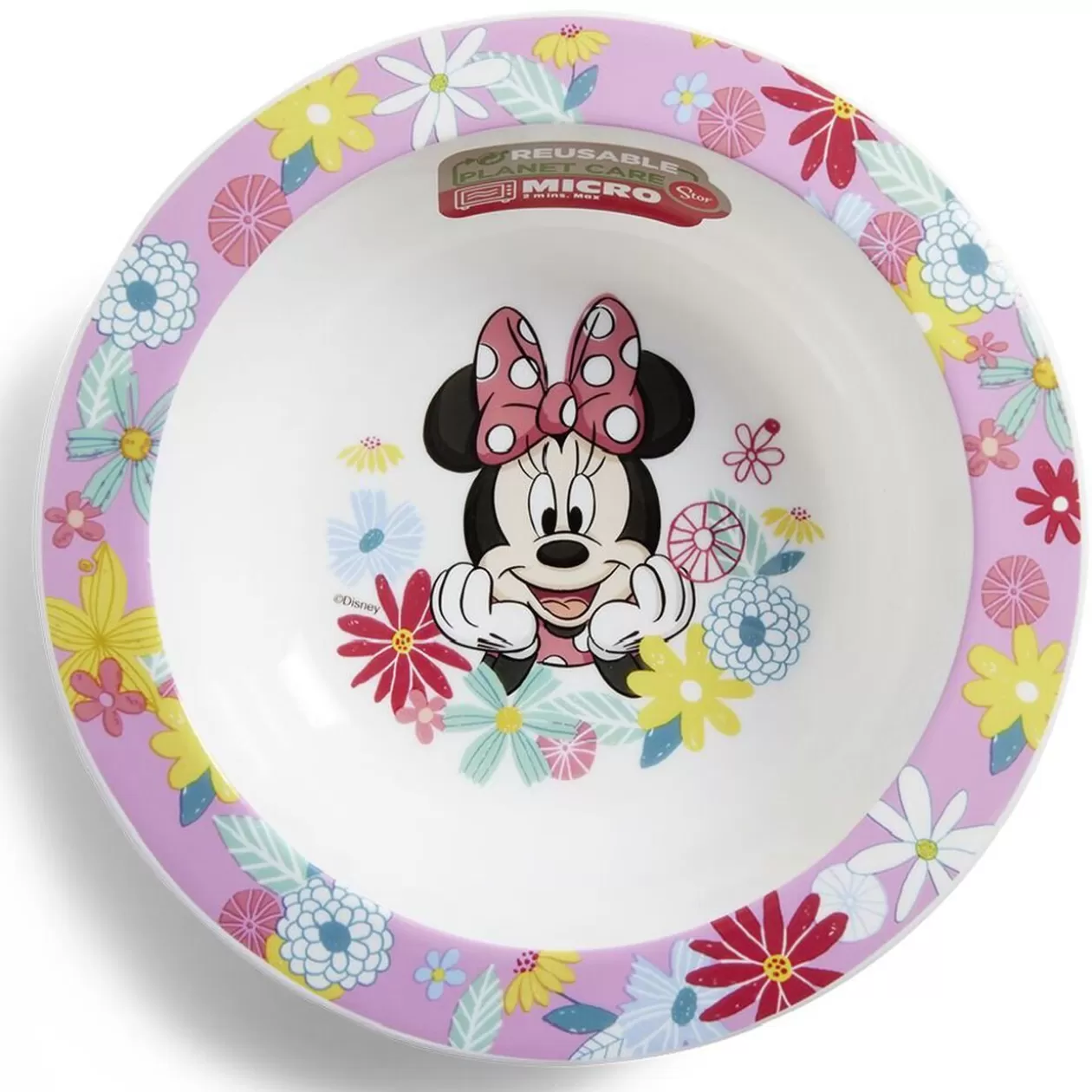 Assiette creuse enfant Minnie Mouse plastique Ø16cm>Gifi Store