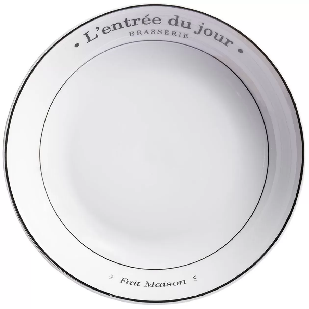 Assiette creuse Le plat du jour>Gifi Clearance