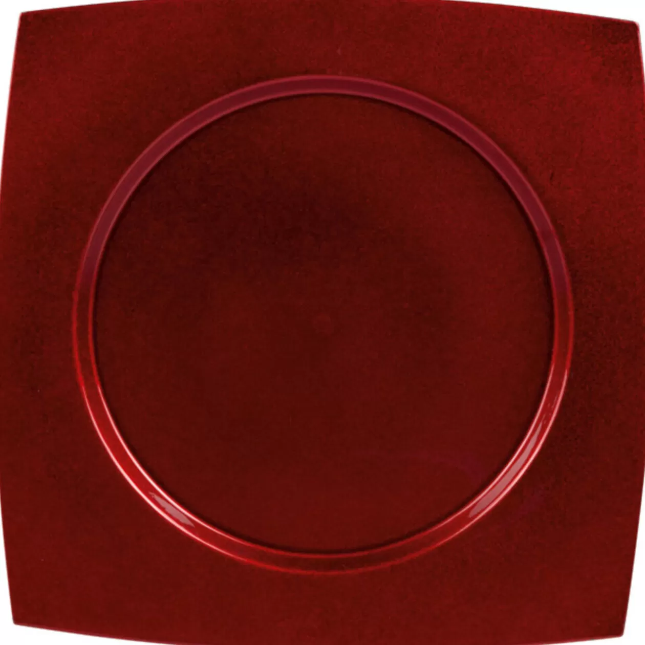 Assiette de présentation rouge>Gifi Sale