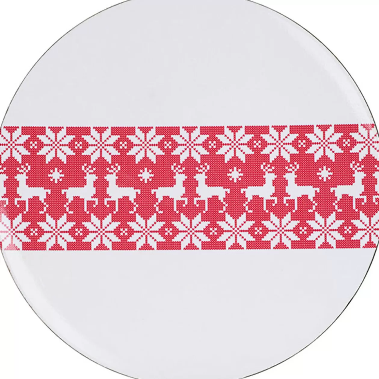 Assiette de présentation rouge blanche>Gifi Best Sale