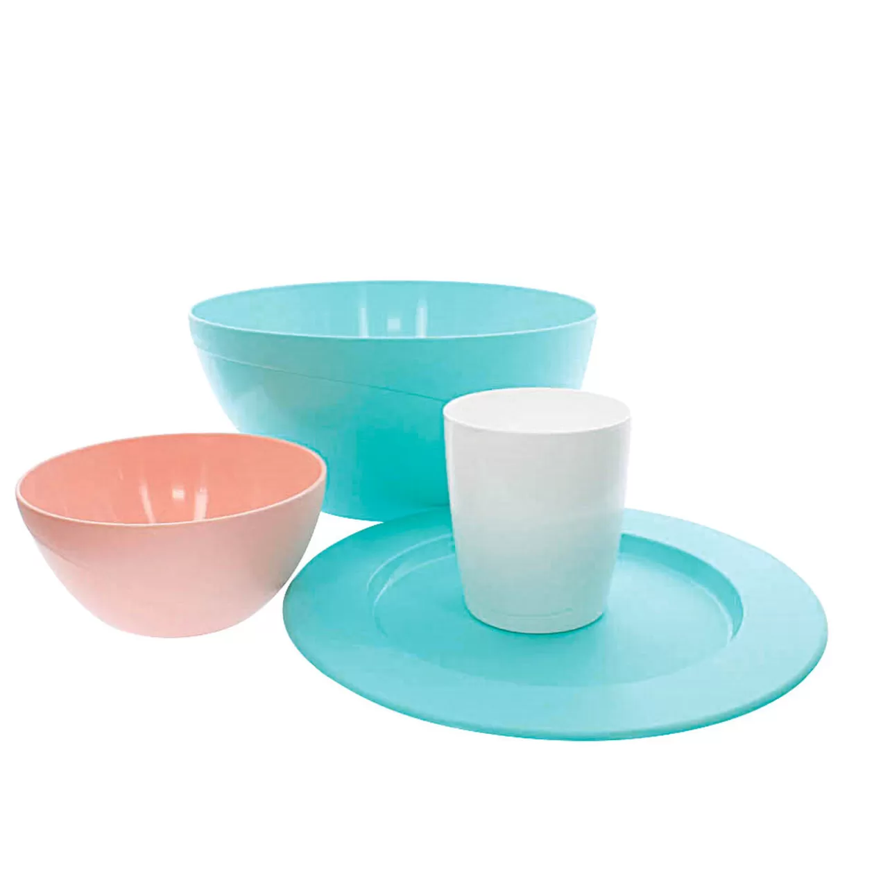 Assiette plastique coloré Ø 24 cm>Gifi Fashion