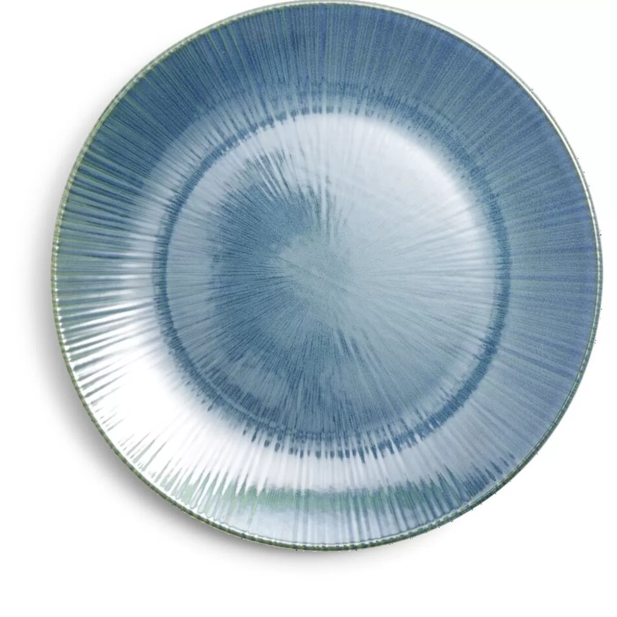 Gifi Assiette plate Amaury faïence bleue Ø25cm< Vaisselle Et Accessoires De Table