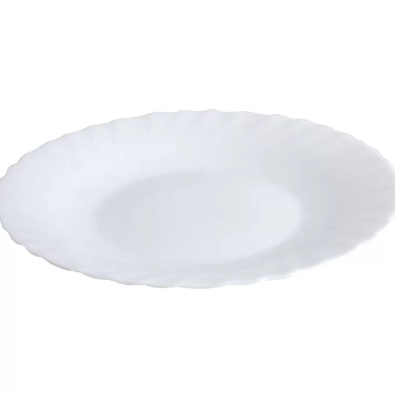Assiette plate blanche>Gifi Discount