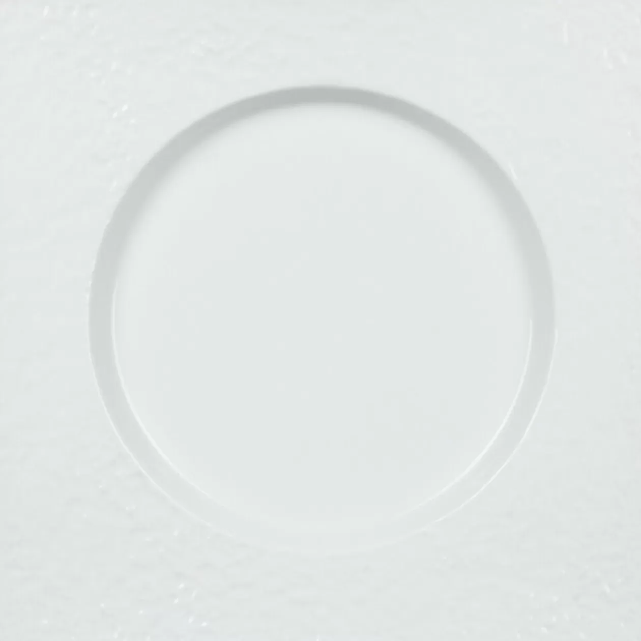 Assiette plate blanche carrée>Gifi Clearance