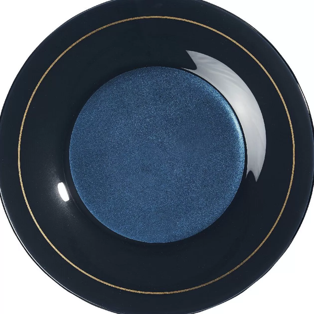 Assiette plate bleu nuit>Gifi Online