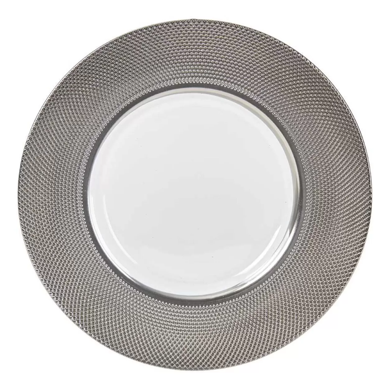 Assiette plate effet diamant>Gifi Best
