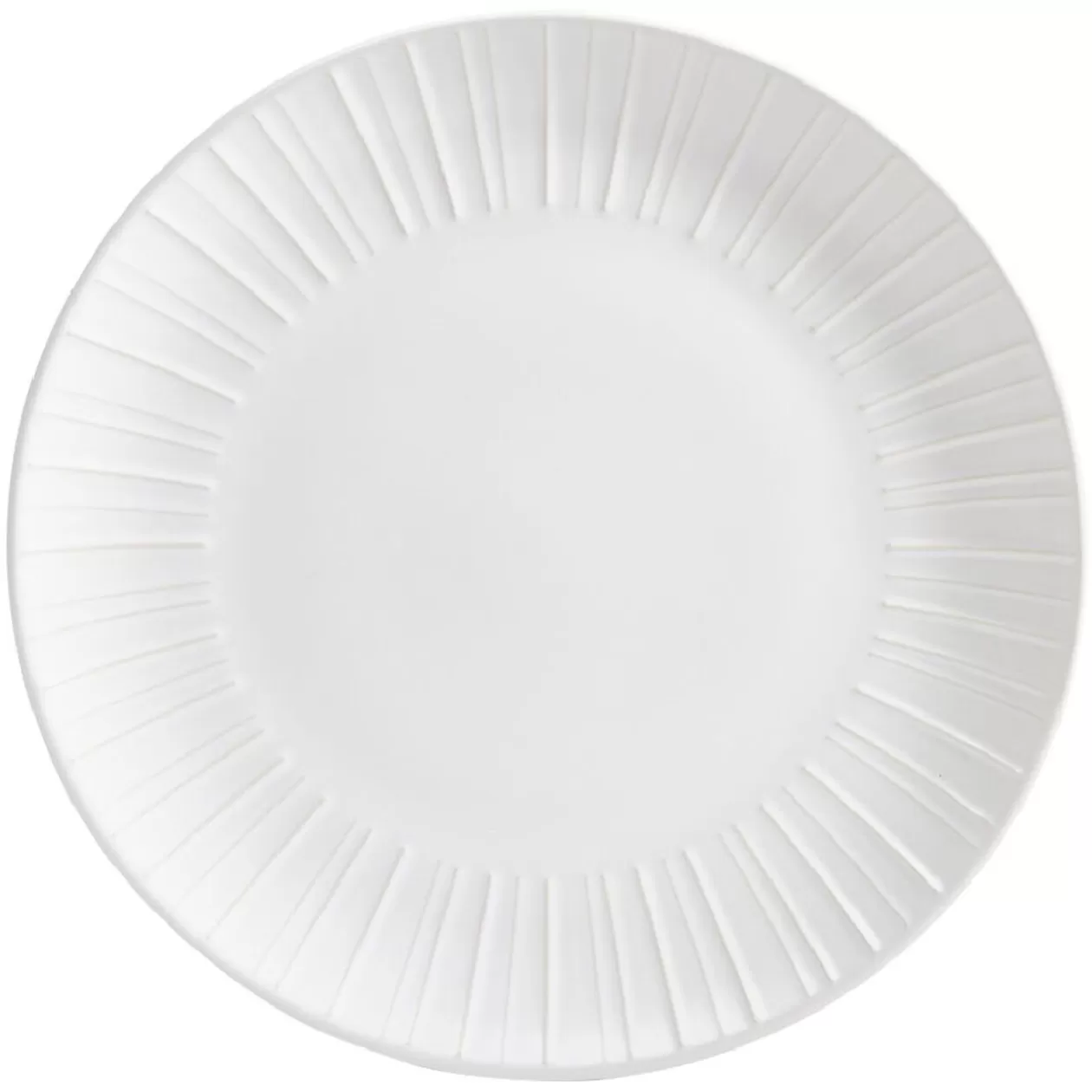 Assiette plate en céramique blanc Ø27cm>Gifi Sale