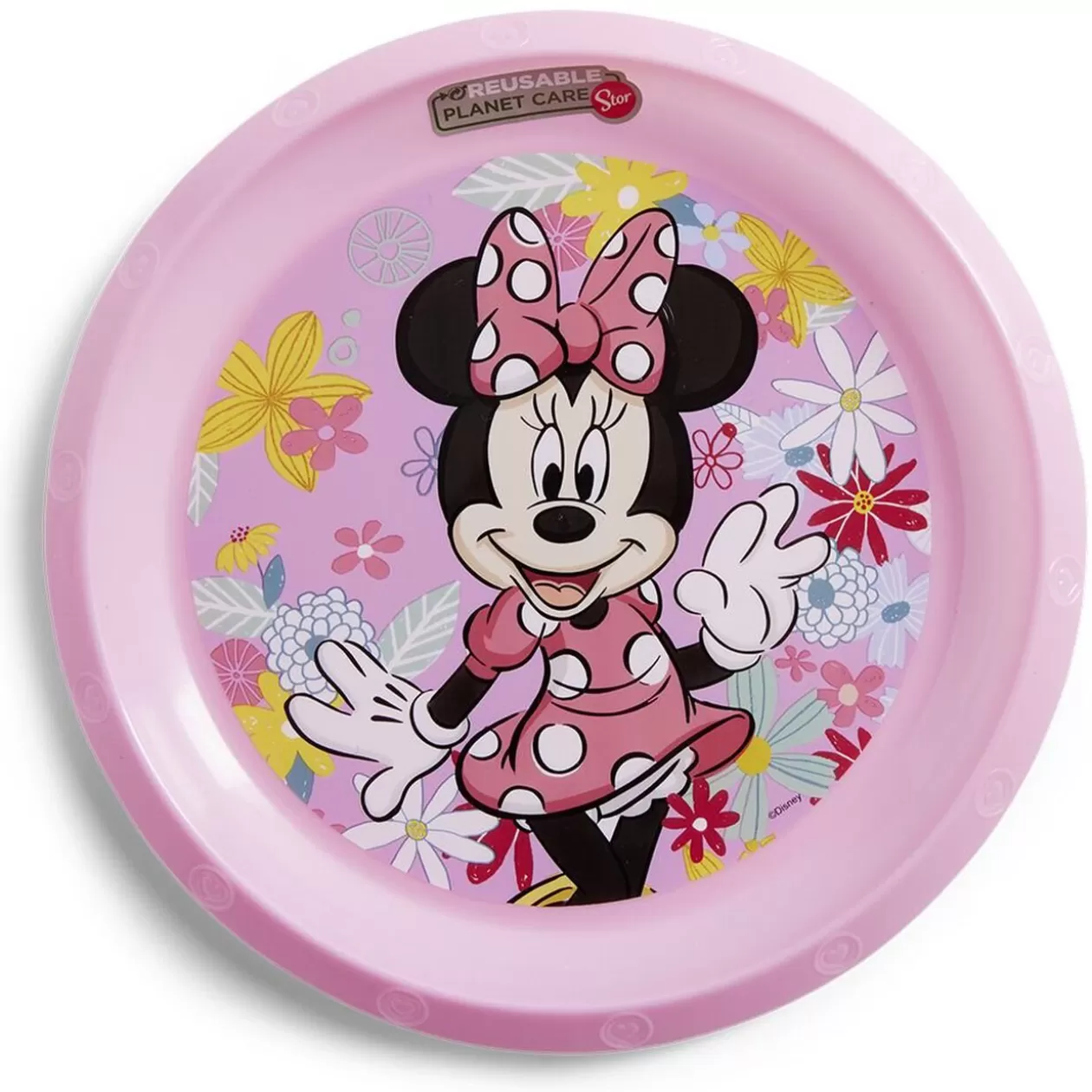 Assiette plate enfant Minnie Mouse plastique Ø21cm>Gifi Best