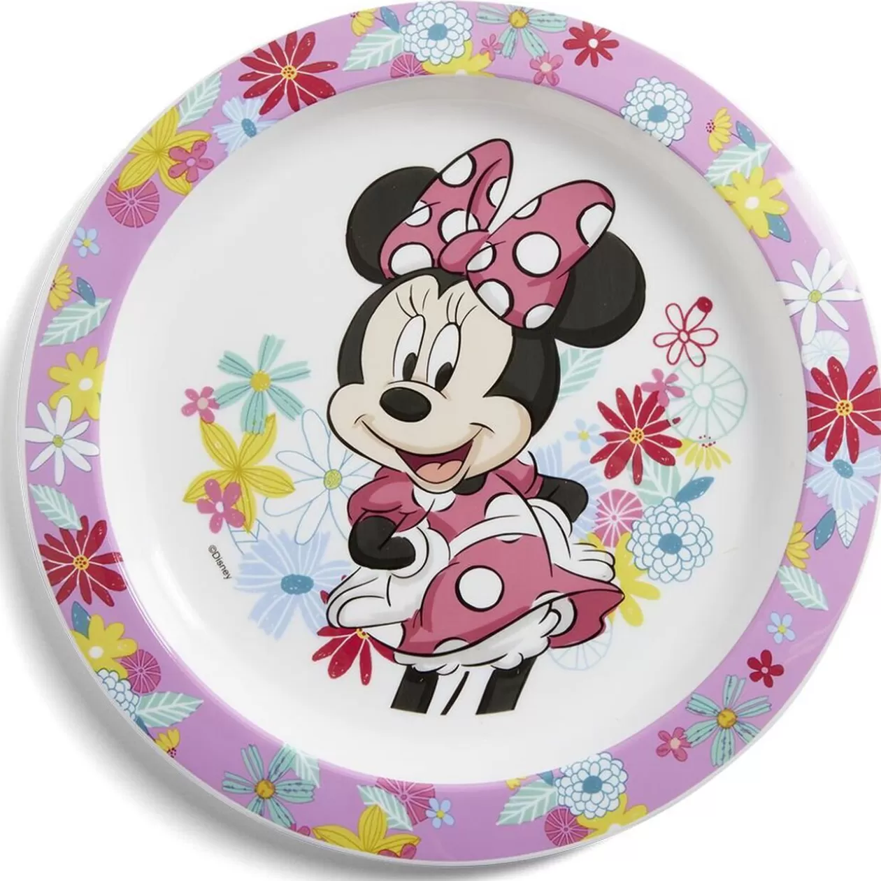 Assiette plate enfant Minnie Mouse plastique Ø22cm>Gifi Shop
