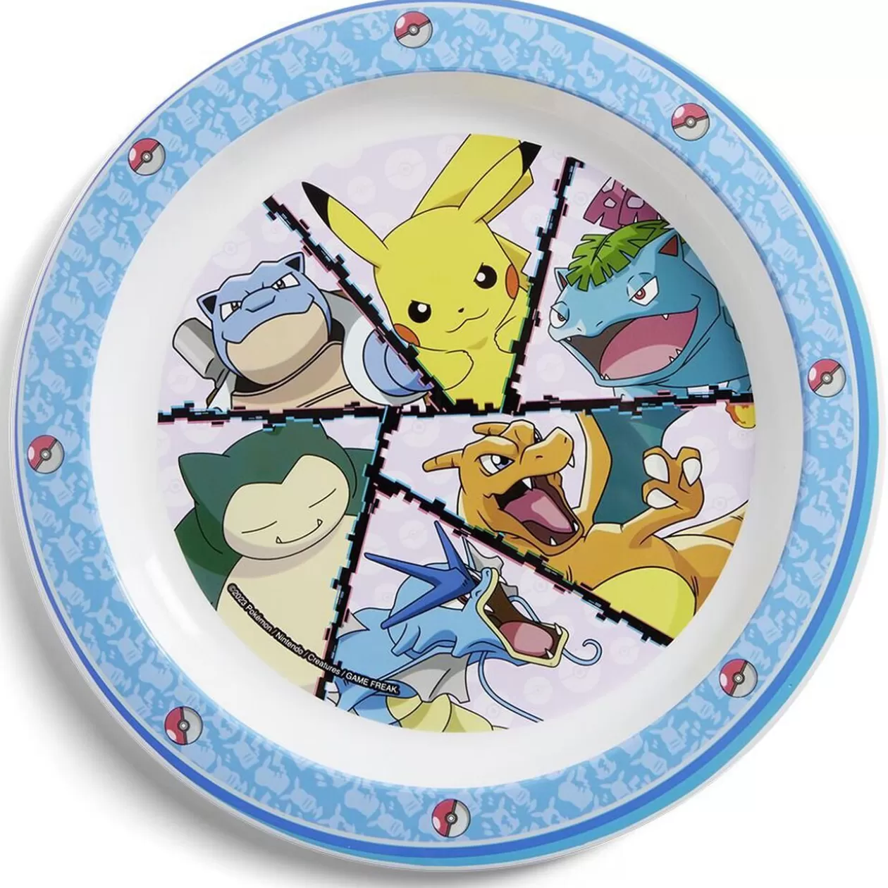 Assiette plate enfant Pokémon plastique Ø22cm>Gifi Online