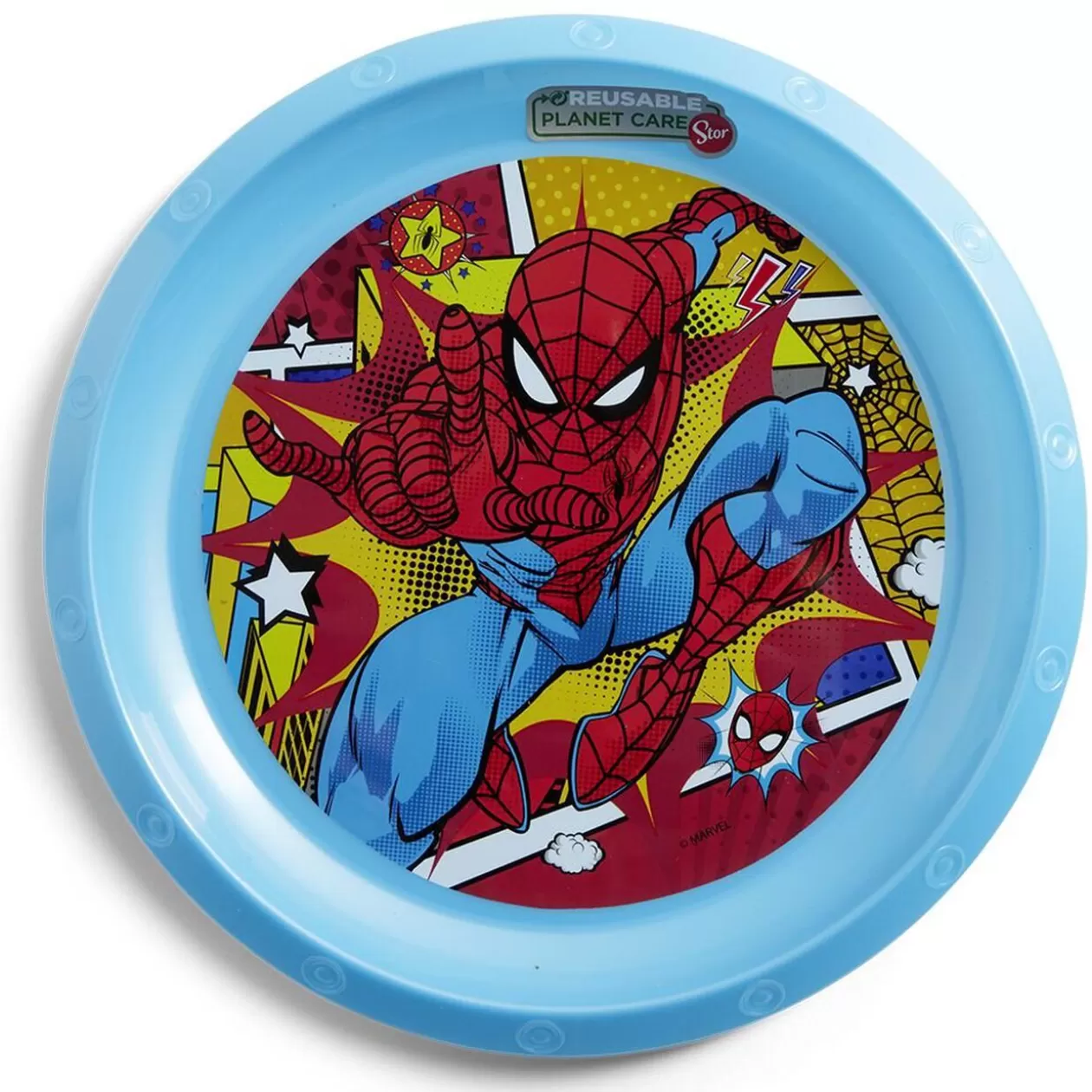 Assiette plate enfant Spiderman plastique Ø21cm>Gifi Sale