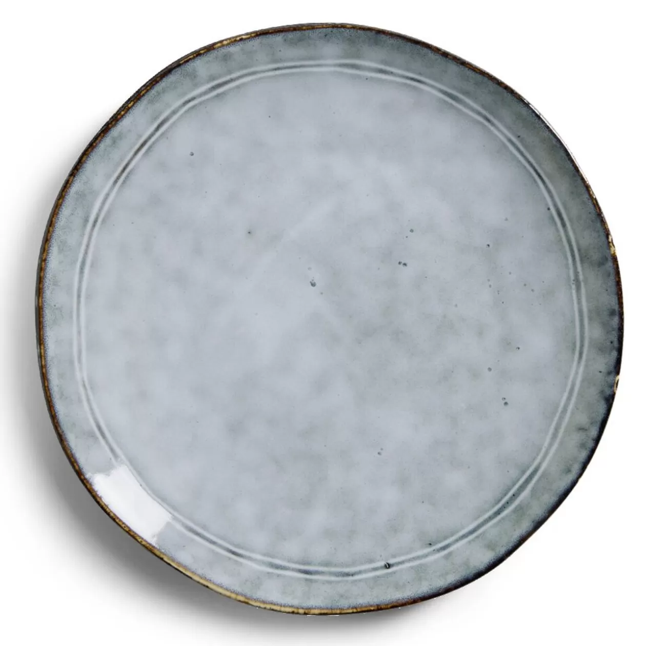Assiette plate grès cuivré Ø26cm>Gifi Hot
