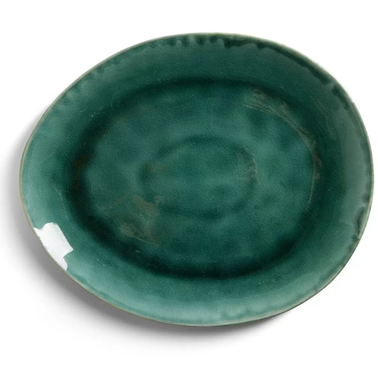 Assiette plate grès effet artisanal 28,5x24cm>Gifi Best Sale