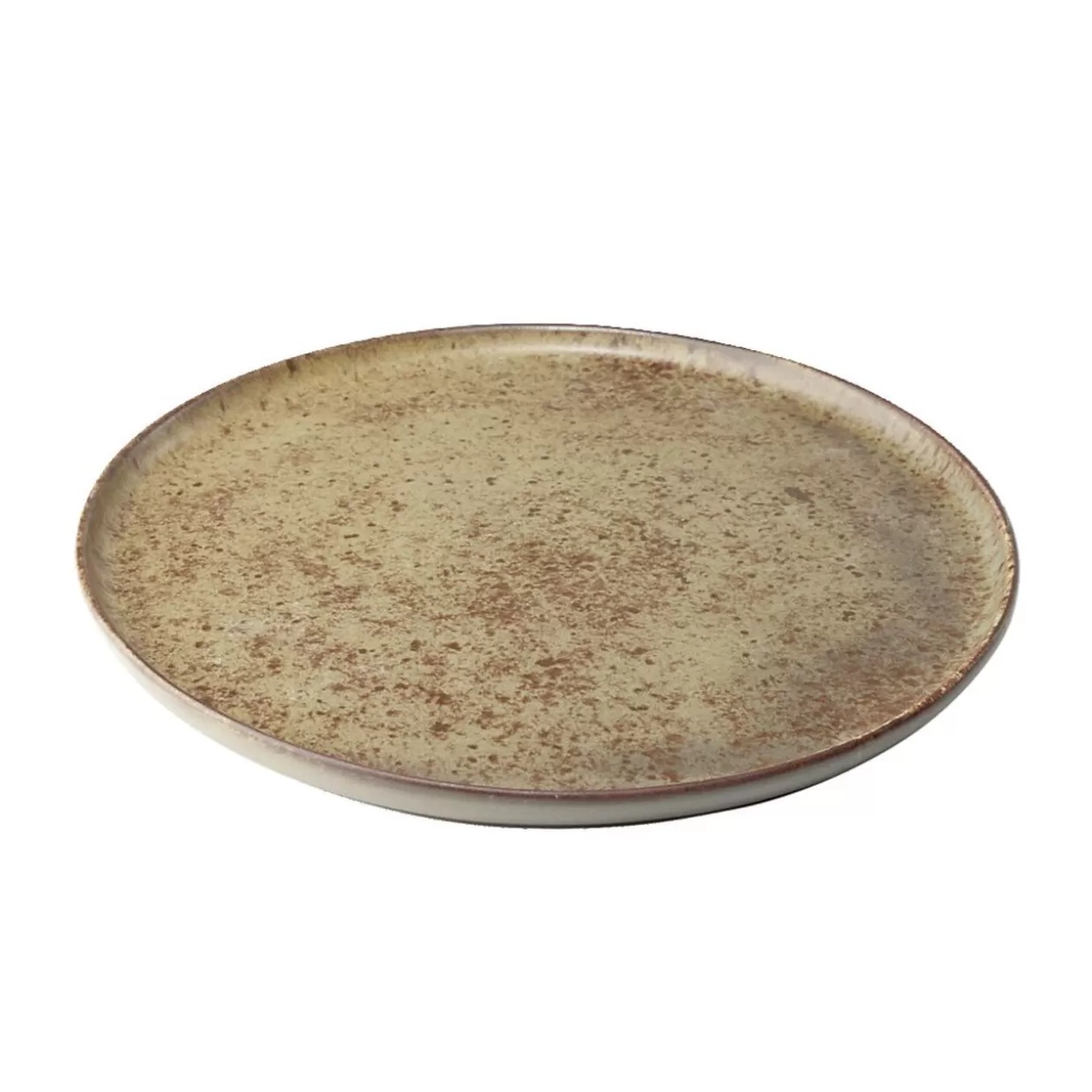 Gifi Assiette plate Istanbul en faïence brun Ø21cm< Vaisselle Et Accessoires De Table