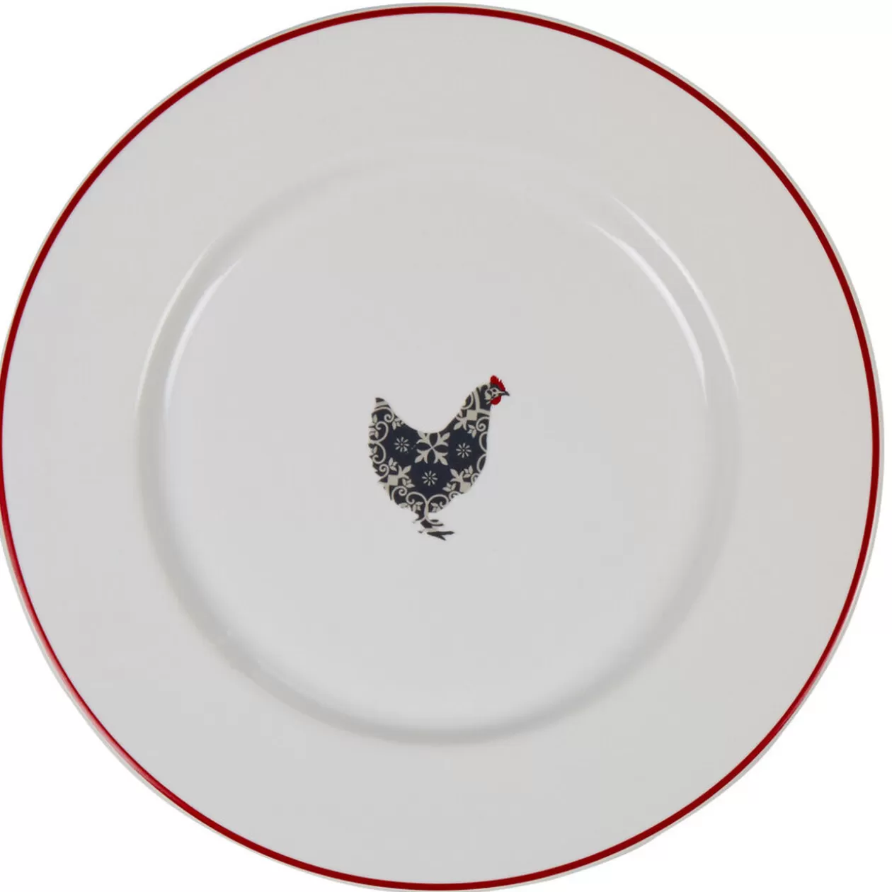 Assiette plate motif poule>Gifi Cheap