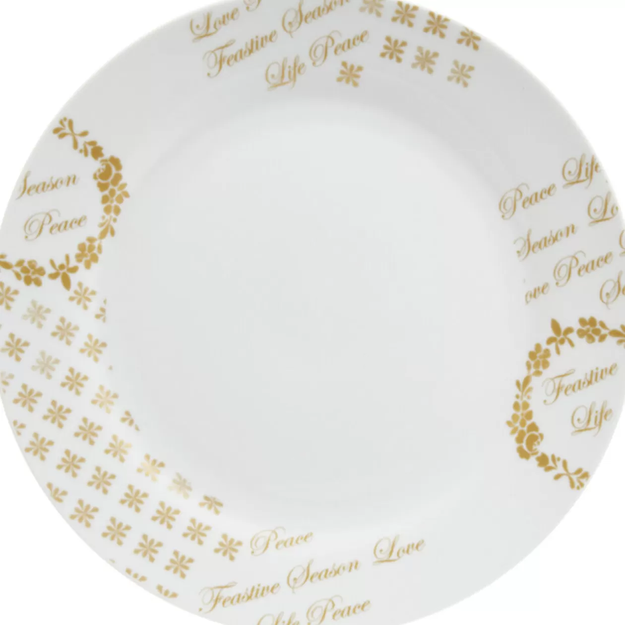 Assiette plate porcelaine Noël>Gifi Discount