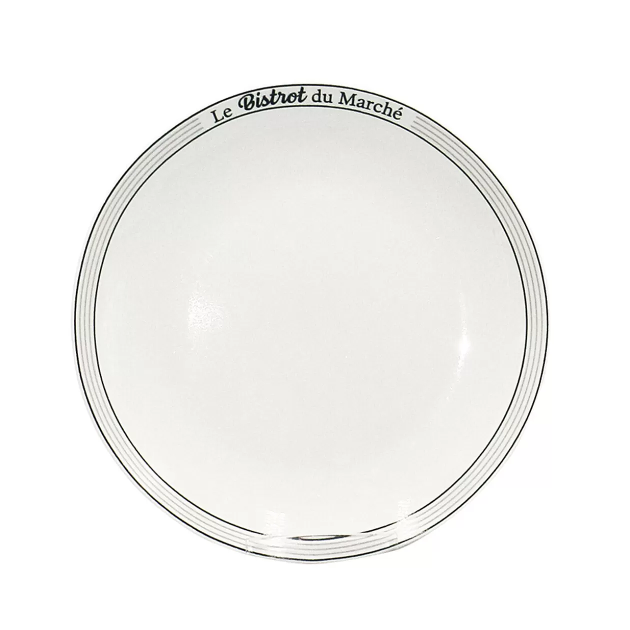 Assiette plate ronde Le Bistrot du Marché>Gifi Fashion