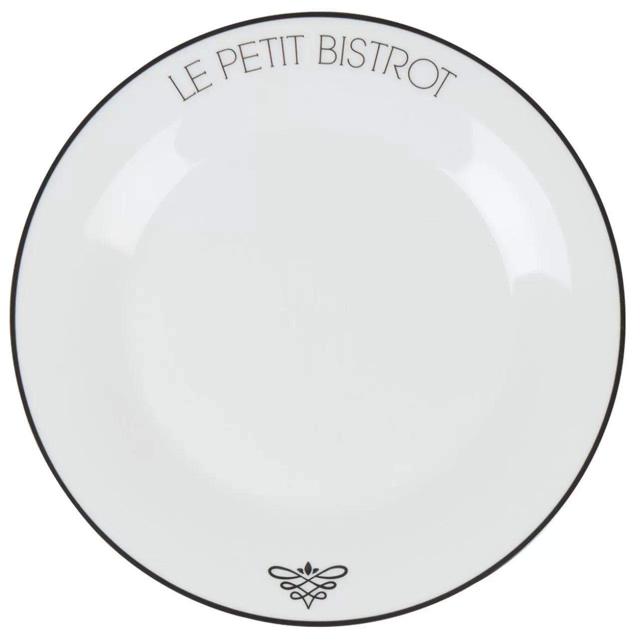 Assiette plate ronde Le petit bistrot>Gifi Clearance