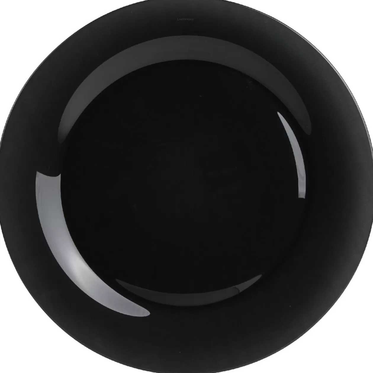 Assiette plate ronde Luminarc noire Zana>Gifi Cheap