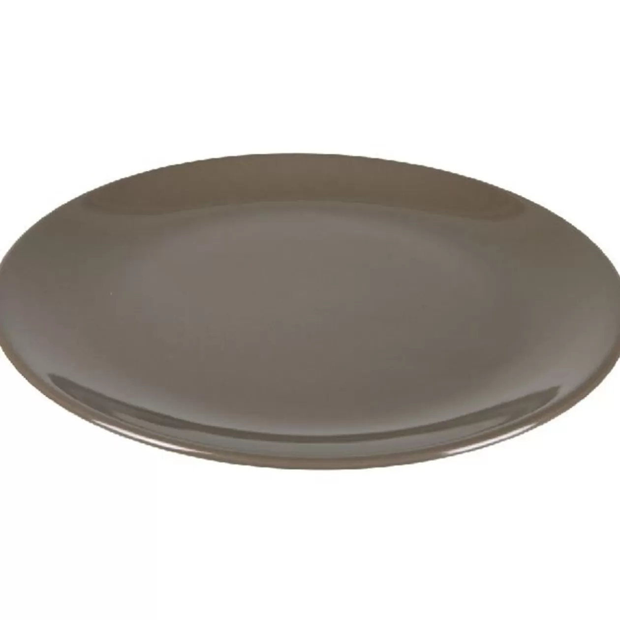 Assiette plate taupe>Gifi Store