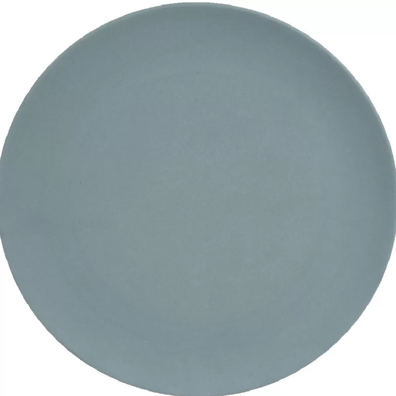 Assiette ronde fibre de bambou unie vert d'eau>Gifi Hot