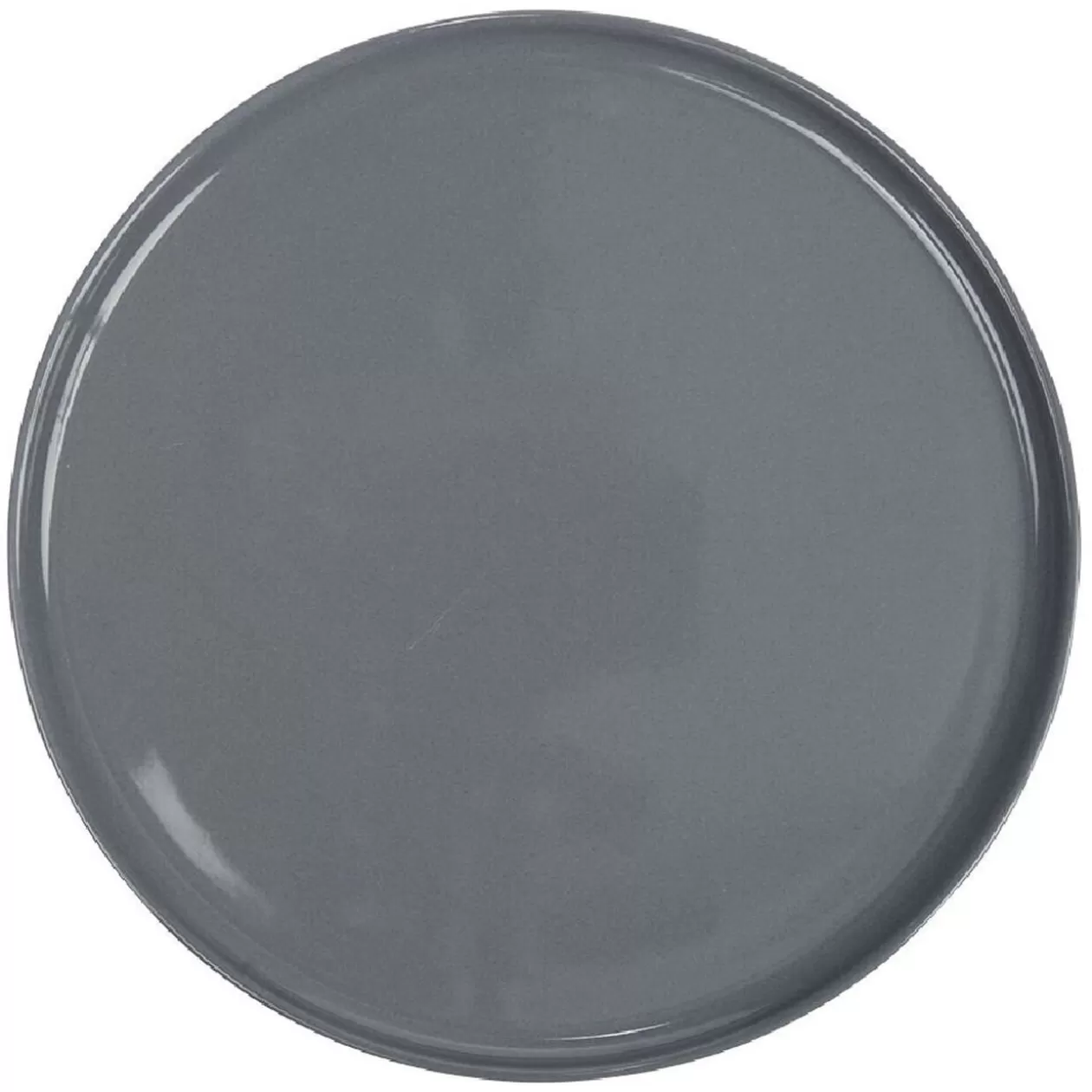 Assiette ronde plate Nordic porcelaine gris>Gifi Best Sale