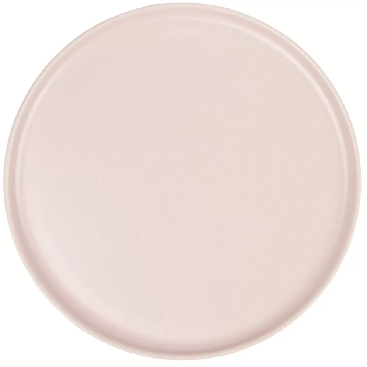 Assiette ronde plate Nordic porcelaine rose>Gifi Hot