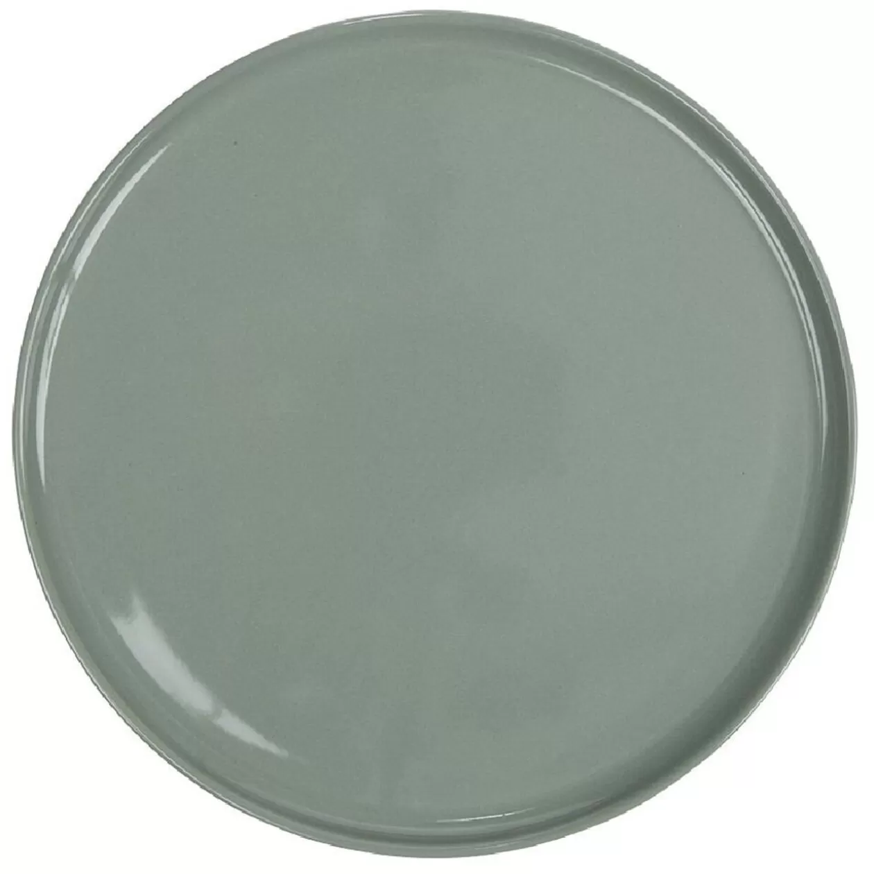 Assiette ronde plate Nordic porcelaine vert>Gifi Sale