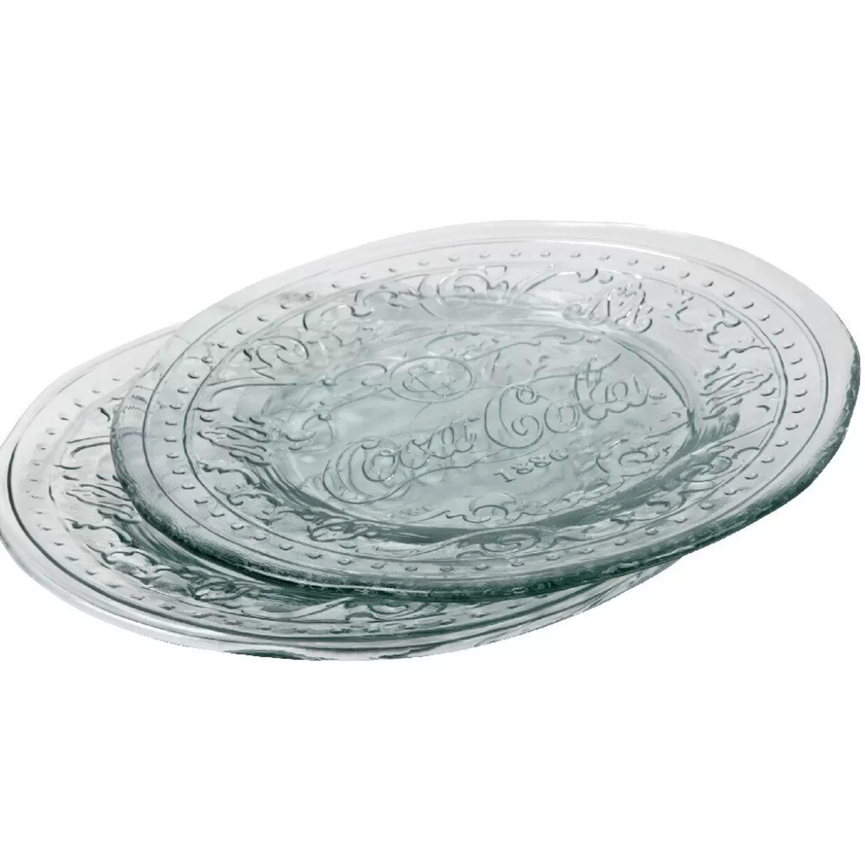 Assiette transparente Coca-Cola x2>Gifi Cheap