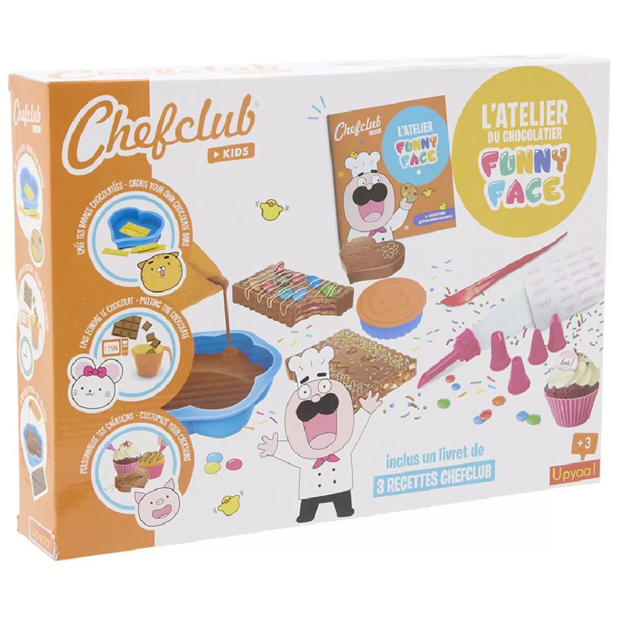 Gifi Atelier pâtissier enfant Chefclub 3 recettes< Préparation Culinaire